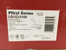 Load image into Gallery viewer, Pfister LG143-5100 Pfirst Series 4" Centerset Bathroom Faucet, Polished Chrome
