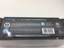 Load image into Gallery viewer, Capri Tools 21095 1/2 in. Drive Impact Screwdriver Set (10-Piece)