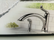 Load image into Gallery viewer, Delta 4453-DST Linden 1-Handle Standard Kitchen Faucet w/ Side Sprayer, Chrome
