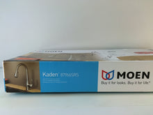 Load image into Gallery viewer, MOEN 87966SRS Kaden Pull-Down Sprayer Kitchen Faucet Spot Resist Stainless