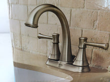 Load image into Gallery viewer, MOEN WS84777MSRN Ashville 4" Centerset Bath Faucet Spot Resist Brushed Nickel