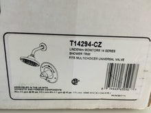 Load image into Gallery viewer, Delta T14294-CZ Linden 1-Spray Shower Only Faucet Trim Kit Champagne Bronze