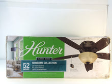Load image into Gallery viewer, Hunter 53314 Newsome 52" Premier Bronze Bowl Light Kit Low-Profile Ceiling Fan