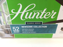 Load image into Gallery viewer, Hunter 53314 Newsome 52" Premier Bronze Bowl Light Kit Low-Profile Ceiling Fan
