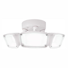 Load image into Gallery viewer, Halo FHS White Outdoor Triple Head LED Flood Light Switch Controlled FHS303TW