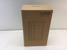 Load image into Gallery viewer, Luteo 1857 Black Medium Outdoor Integrated LED Wall Mount Lantern Sconce