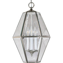 Load image into Gallery viewer, Progress Lighting P3716-09 3-Light Brushed Nickel Foyer Pendant