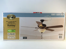 Load image into Gallery viewer, Hampton Bay 51564 Rothley 52" Oil-Rubbed Bronze Ceiling Fan 1001029894