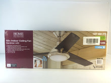 Load image into Gallery viewer, HDC Gardinier 52" 43260 LED Indoor Brushed Nickel WINK Enabled Smart Ceiling Fan