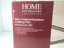 Load image into Gallery viewer, Home Decorators YG528-EB Portwood 60" Espresso Bronze Ceiling Fan 1001628060