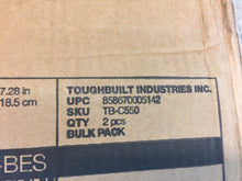 Load image into Gallery viewer, (2-pack) TOUGHBUILT TB-C550 42.4"W x 28.8"H Steel Sawhorse and Jobsite Table NOB