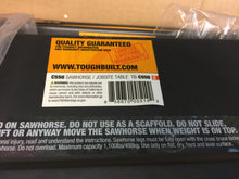 Load image into Gallery viewer, (2-pack) TOUGHBUILT TB-C550 42.4"W x 28.8"H Steel Sawhorse and Jobsite Table NOB