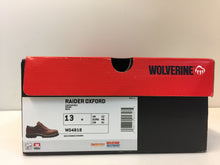 Load image into Gallery viewer, Wolverine W04818 Men's Raider Size 13M Brown Full-Grain Leather Oxford