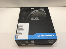 Load image into Gallery viewer, Sennheiser HD 650 Hi-Res Audio Headphones Titan 009969