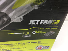 Load image into Gallery viewer, Ryobi P21801 One+ 18V Cordless Jet Fan Leaf Blower with 4Ah Battery Charger