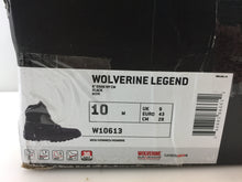 Load image into Gallery viewer, Wolverine Legend W10613 Men's Size 10M Black Full-Grain Leather Waterproof Boots
