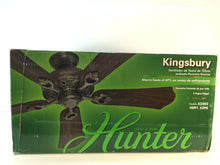 Load image into Gallery viewer, Hunter 53202 Kingsbury 52" Indoor Roman Bronze Ceiling Fan
