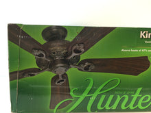 Load image into Gallery viewer, Hunter 53202 Kingsbury 52" Indoor Roman Bronze Ceiling Fan