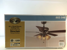 Load image into Gallery viewer, Hampton Bay AL958-BN Sinclair 44" Brushed Nickel Ceiling Fan 803548
