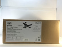 Load image into Gallery viewer, Hampton Bay Milton 52" Indoor/Outdoor Oxide Bronze Patina Ceiling Fan AC370-OBP