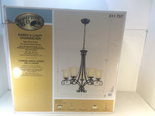 Load image into Gallery viewer, Hampton Bay 14707 Essex 5-Light Aged Black Chandelier 511757