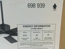Load image into Gallery viewer, Home Decorators 14436 Renwick 54" LED Ceiling Fan Oil Rubbed Bronze 698939