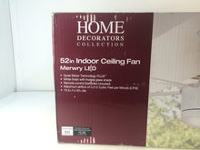 Load image into Gallery viewer, Home Decorators SW1422WH Merwry 52" LED Indoor White Ceiling Fan 1001238112