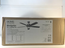Load image into Gallery viewer, Home Decorators Collection AM472-GM Montpelier 56" Gunmetal Ceiling Fan 734721