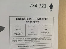 Load image into Gallery viewer, Home Decorators Collection AM472-GM Montpelier 56" Gunmetal Ceiling Fan 734721