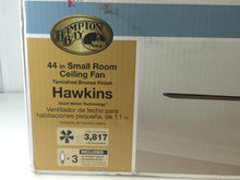 Load image into Gallery viewer, Hampton Bay YG204-TB-D Hawkins 44" Tarnished Bronze Ceiling Fan 122855