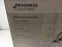 Load image into Gallery viewer, Progress Lighting P400124-009DI Crofton Rustic Pewter Chandelier 1002788483