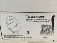 Load image into Gallery viewer, Delta T13020-SSDPE Classic Temperature Control Valve Trim Kit in Stainless