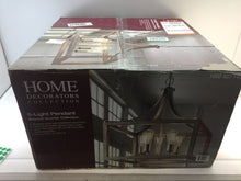 Load image into Gallery viewer, HDC 7949HDCDI Boswell Quarter 20" 5-Light Brushed Nickel Chandelier 1002427110