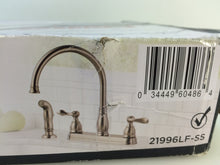 Load image into Gallery viewer, Delta 21996LF-SS Windemere 2-Handle Standard Sprayer Kitchen Faucet, Stainless