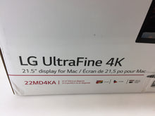 Load image into Gallery viewer, LG UltraFine 4K 22MD4KA-B 21.5" UHD LED Display Monitor for Mac