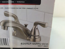 Load image into Gallery viewer, Delta B2511LF-SSPPU-ECO Foundations 4" Centerset Bath Faucet Stainless Steel