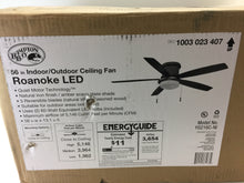 Load image into Gallery viewer, Hampton Bay YG216C-NI Roanoke 56" Natural Iron Ceiling Fan 1003023407