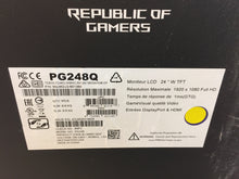 Load image into Gallery viewer, ASUS ROG Swift PG248Q 24" Full HD eSports Gaming Monitor Black HDMI, NOB