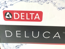 Load image into Gallery viewer, Delta 19912-BLSD-DST DeLuca Pull-Down Sprayer Kitchen Faucet Matte Black