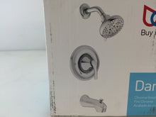 Load image into Gallery viewer, MOEN 82550 Darcy 1-Handle 5-Spray Tub and Shower Faucet with Valve, Chrome