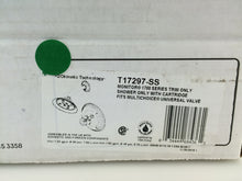 Load image into Gallery viewer, Delta T17297-SS Cassidy 1-Handle Shower Only Faucet Trim Kit, Stainless