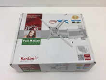 Load image into Gallery viewer, Barkan 3400W.W 29"-65" Full Motion 4 Movement Flat Curved Dual Arm TV Wall Mount