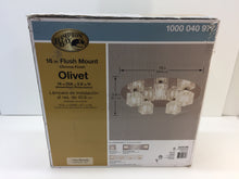 Load image into Gallery viewer, Hampton Bay Olivet 16" 5-Light Chrome Flushmount 1000040977