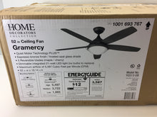 Load image into Gallery viewer, HDC YG513-EB Gramercy 52" LED Espresso Bronze Ceiling Fan 1001693767