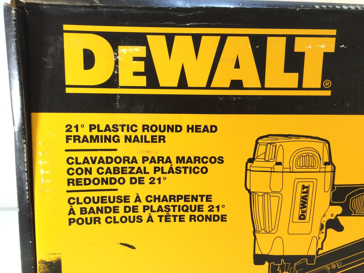 DEWALT DWF83PL Pneumatic 21Degree Collated Framing Nailer NT