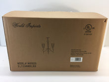 Load image into Gallery viewer, World Imports WI61025 3-Light Oil-Rubbed Bronze Chandelier
