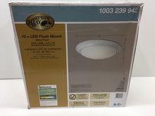 Load image into Gallery viewer, Hampton Bay HGV8011LL/WHT 180W White LED Ceiling Flush Mount 1003239942