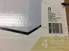 Load image into Gallery viewer, HDX 221872 35 in. W 4 Shelf Plastic Multi-Purpose Cabinet in Gray