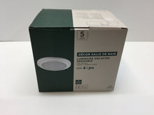 Load image into Gallery viewer, Globe Electric 90036 5 in. White Recessed Shower Light Fixture