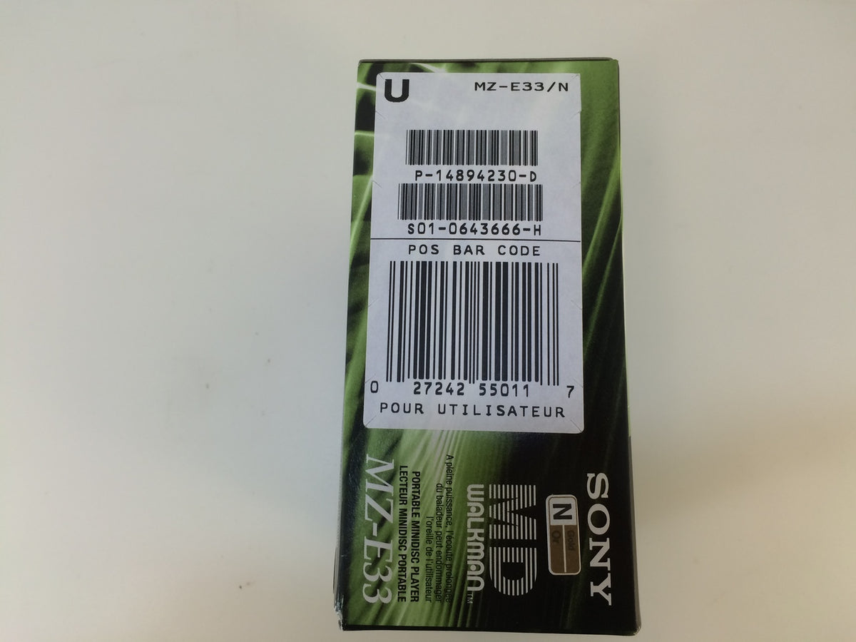 Sony Walkman MZE33 MiniDisc Player NT Electronics LLC